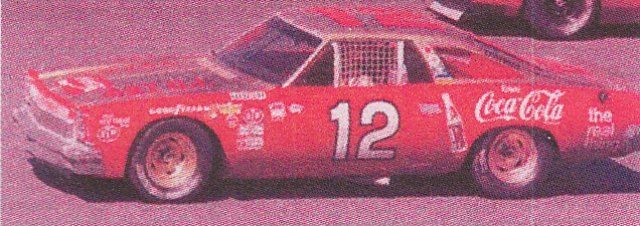 12 Bobby Allison Coke Chevelle 1/32nd Waterslide Decals Slot Car 