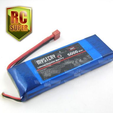 5000mAh 2s 7.4v 30C RC Car LiPo Battery Deans connector  