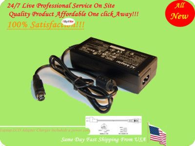 4PIN DIN AC ADAPTER POWER SUPPLY FOR DELTA ADP 50XB LCD  