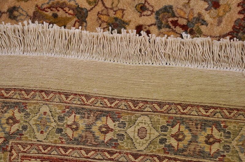 9x12 RUG PERSIAN VEGETABLE DYE GHAZNI WOOL IVORY RED  