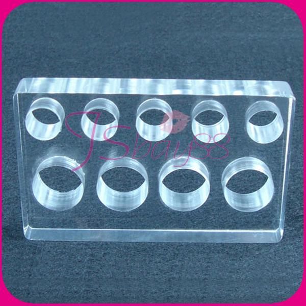 Acrylic Tattoo Cup Cap Ink Holder Stand Tattoo Supply 9 holds  