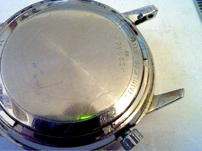 VINTAGE 1970 BULOVA ACCUTRON 2181 DATE WATCH 4U2FIX  