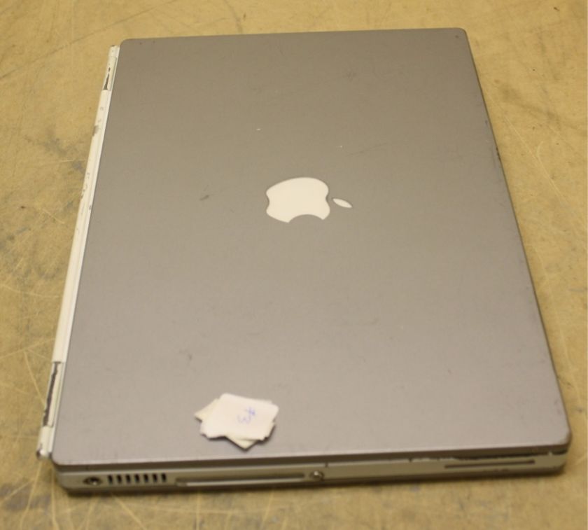 Apple PowerBook G4 M8407 15 667MHz 1GB RAM VGA Aluminum Laptop 