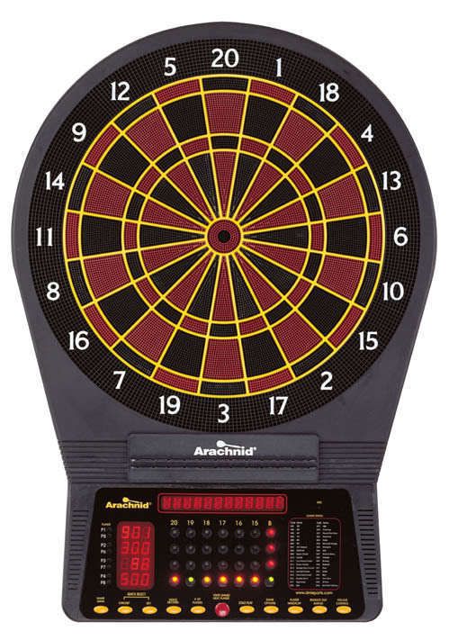 Arachnid® CRICKETPRO 750 ELECTRONIC TALKING DART BOARD  