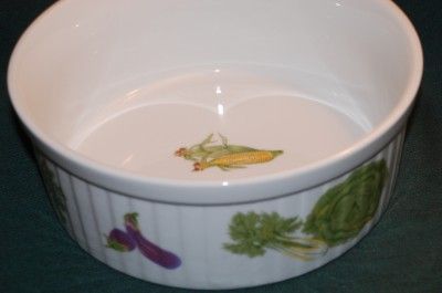 SHAFFORD Casserole Baking Dish   Vegetable Pattern  