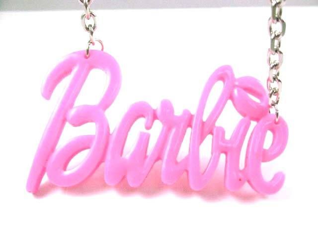 NEW NICKI MINAJ BARBIE Pink Pendant w/18 Chain  