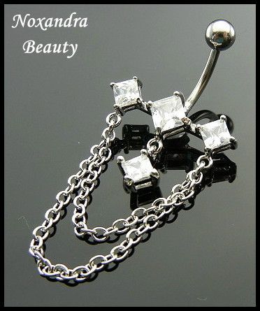   316L Steel Navel Belly Ring Body Piercing Jewelry   BR7045  