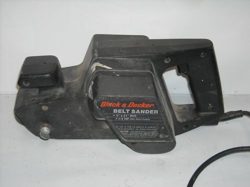 Black and Decker 7447 1/3HP Belt Sander Works  