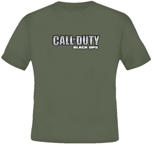 Black OPS Call of Duty Video Game Fan Military T Shirt  