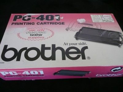 BROTHER GENUINE PC 401 FAX MACHINE PRINTER CARTRIDGENEW  