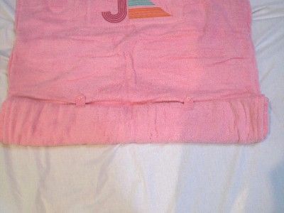 NWT JUICY COUTURE PINK TERRY BEACH TOWEL SLING BAG  