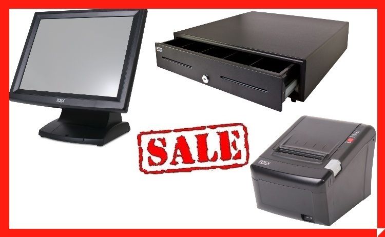   POS X Retail Package Bundle Printer Cash Drawer Touch Monitor  