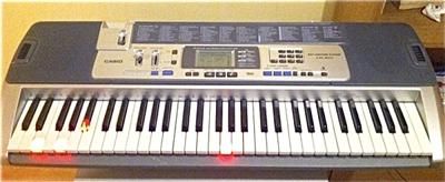 CASIO LK 100 61 KEY MAGIC LIGHT UP FULL SIZE KEYS KEYBOARD FREE 