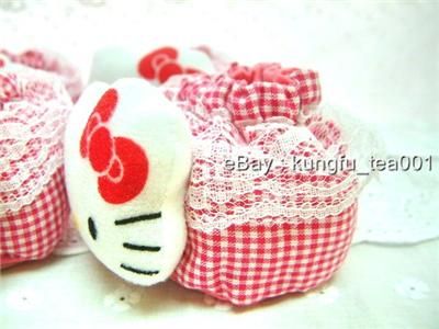 Hello Kitty 4 Chair Foot Table Leg Covers Protectors  