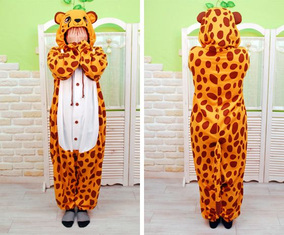 SWEET HOLIC Animal Pajamas Costumes Fancy dress Cheetah  