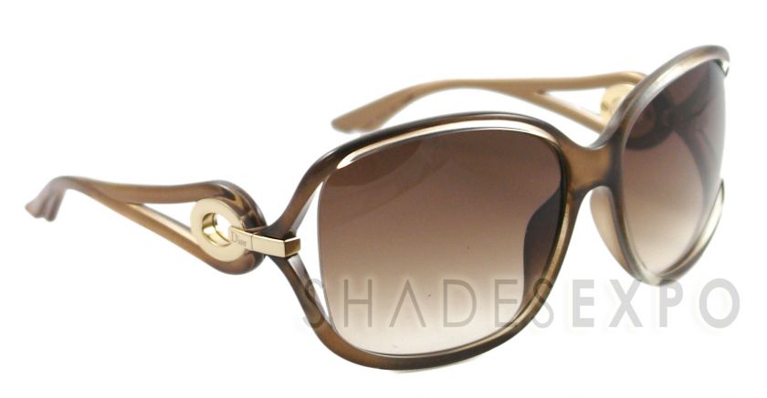 NEW Christian Dior Sunglasses VOLUTE 2 BROWN X4IJD VOLUTE2 AUTH  