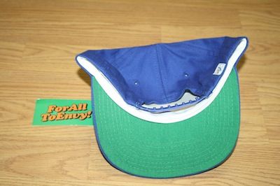 Vintage Air Force Fightin Falcons circle game GLUED TAG snapback hat 