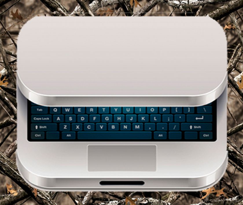 LOST CAMO LEATHER COMPUTER LAPTOP DESK PAD  