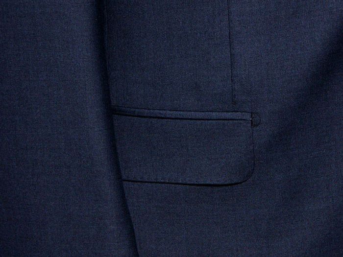 Valentino $1295 French Blue Sharkskin 150s Mens suit  