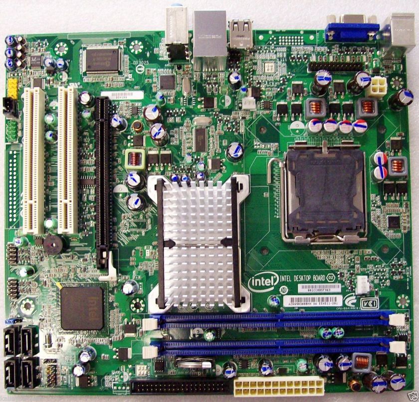 Intel BLKDG41RQ DG41RQ microATX LGA775 DDR2 New Bulk Board with 