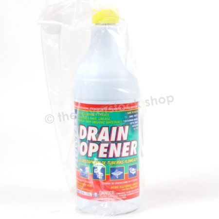 Bottles of FlowEasy Professional Drain Opener Cleaner  