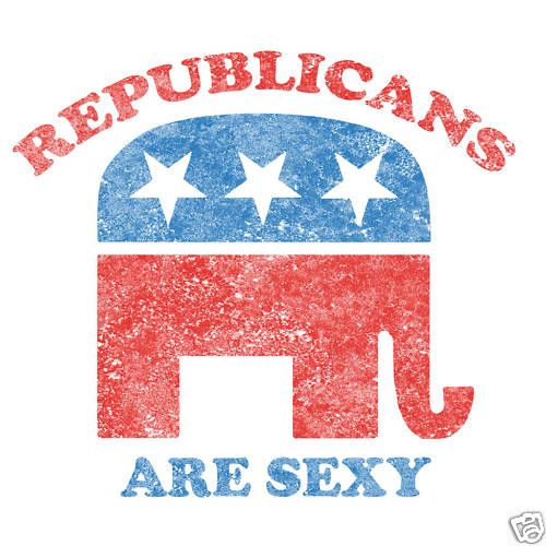 Republican/s are sexy funny election t shirt Palin 12  