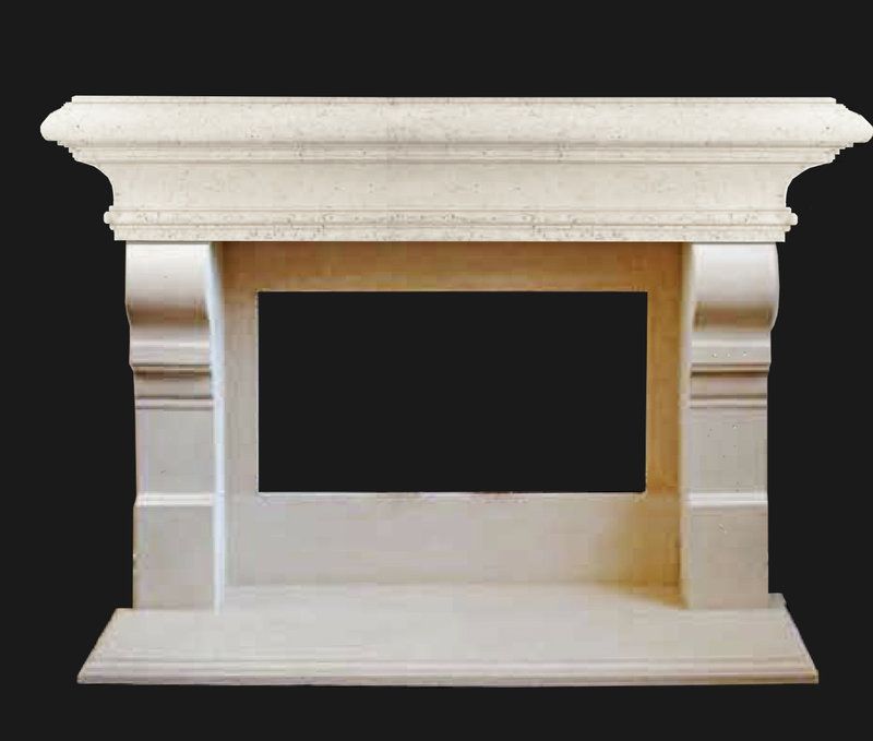 Sofia Cast Stone Fireplace Mantel Mantle  