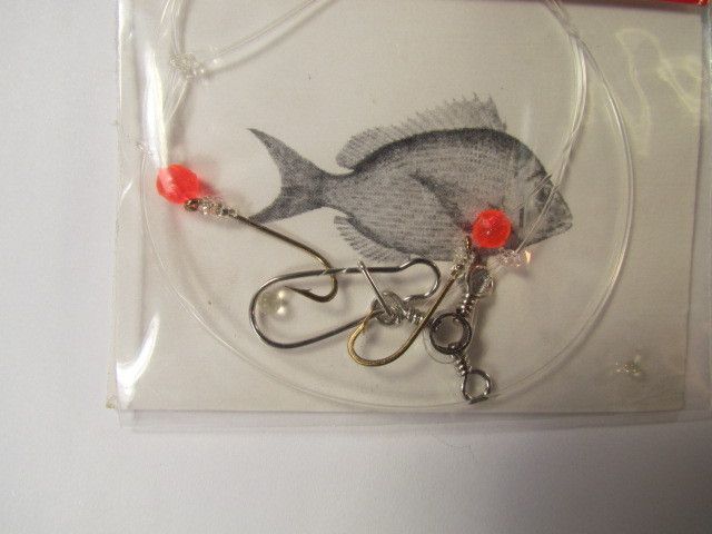 Porgy Eagle Claw Rigs size 4 Fishing Hooks (L905) 5N O  