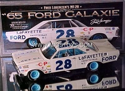   the series is the #28 Fred Lorenzen 427 C.I. Layfayette Ford Galaxie