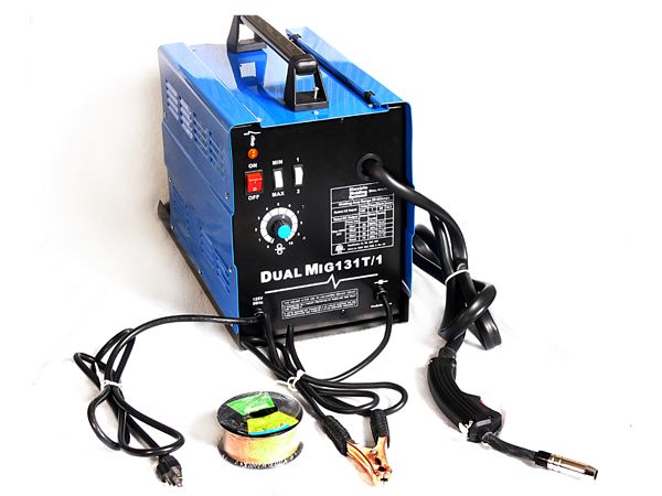 DUAL MIG WELDER 131 GAS / NO GAS 2 WAY WELDING MACHINE  