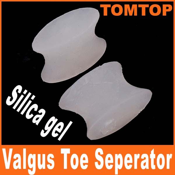 Silica Gel Hallux Valgus Toe Relief Pain Seperator Friction Pressure 