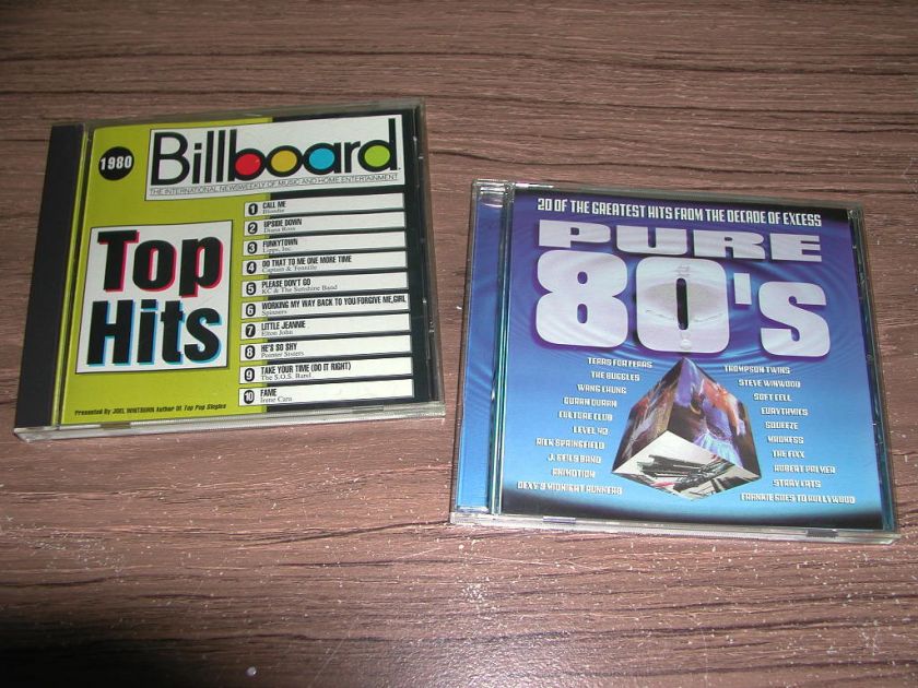 1980’s Eighties Greatest Hits Music CD Lot  