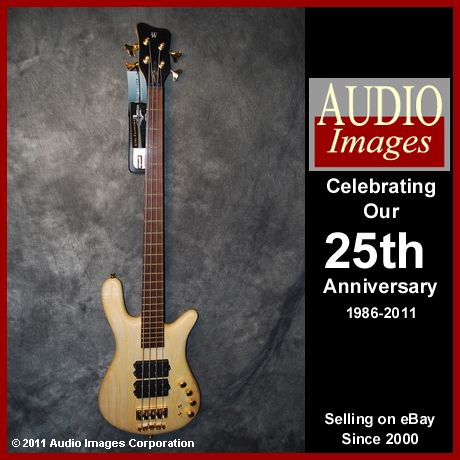 Warwick Streamer $$ 4 String Bass Guitar Natural NEW  