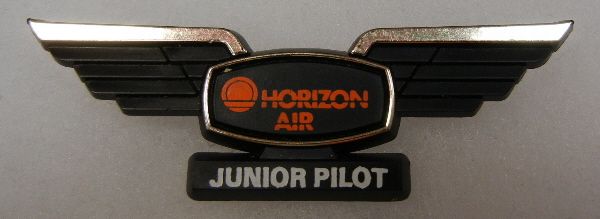 VINTAGE HORIZON AIRLINES JUNIOR PILOT KIDDIE WINGS PIN  