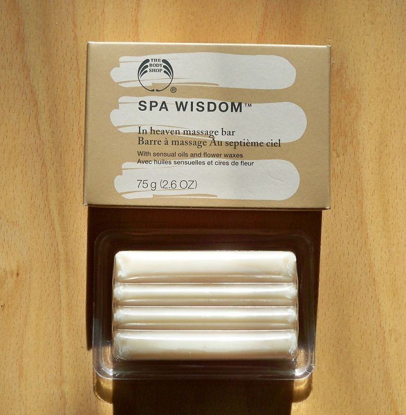 THE BODY SHOP SPA WISDOM IN HEAVEN MASSAGE BAR NEW  