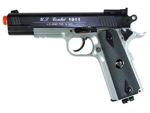   WG M1911 CO2 gas Blowback Metal Pistol 500 airsoft 654367371190  