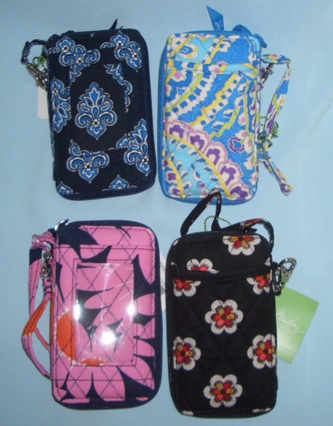 Vera Bradley All In One Wristlet Wallet Phone Case Choice of Retired 