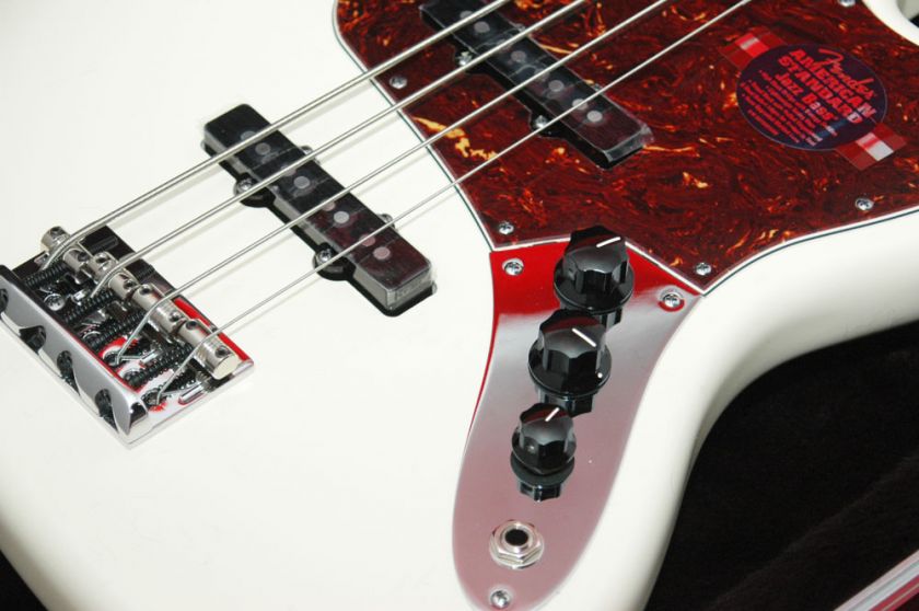 New USA Fender ® American Standard Jazz Bass, White  