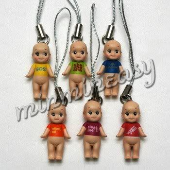 Bandai Sonny Angel Baby Key strap charm figure x 6pcs  