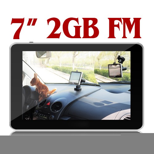   Car GPS Navigator FM + Music+ Video+ Calculator Touch Screen 2G  