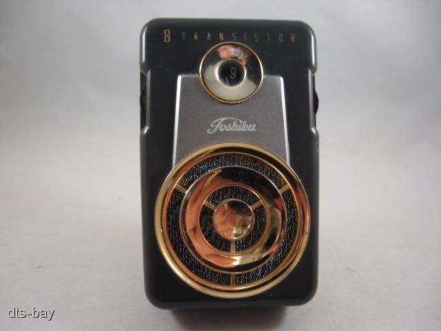 BEAUTIFUL WORKING RARE VINTAGE TOSHIBA 8TP 90 TRANSISTOR RADUI  