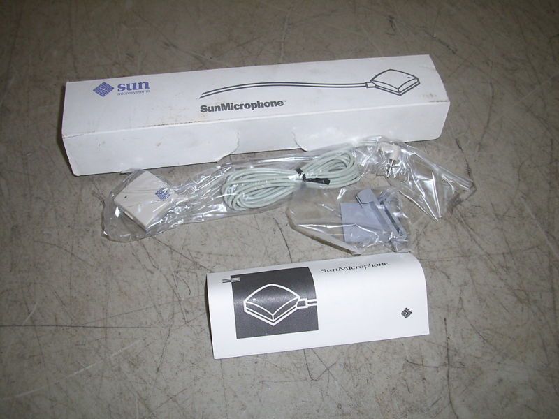 SUN MICROSYSTEMS 401 1412 01 SUN MICROPHONE   NEW ^  