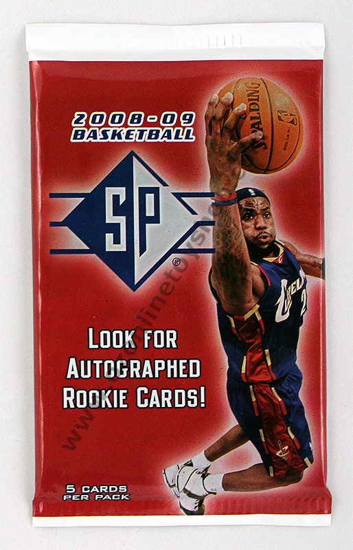 2008 09 UPPER DECK NBA SP BASKETBALL RETAIL PACK  