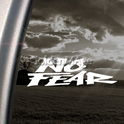 NO FEAR Decal Bmx Snow Surf Skate Board Sticker  