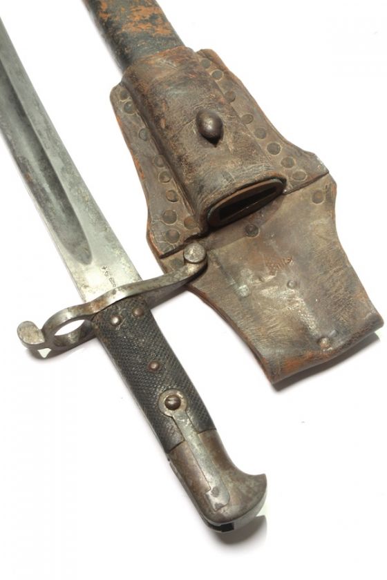 CIVIL WAR ENFIELD P1856 BAYONET w/RARE RIVETED FROG 109TH 