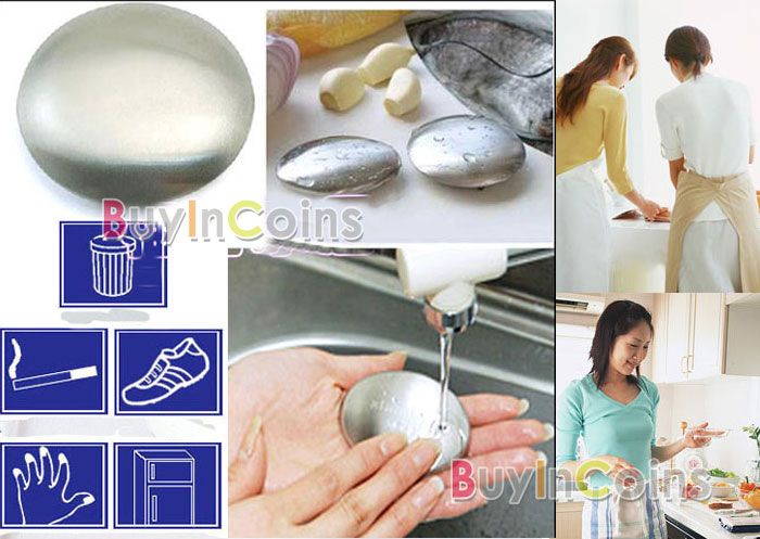 Stainless Steel Soap Eliminating Kitchen Bar Odor Smell  
