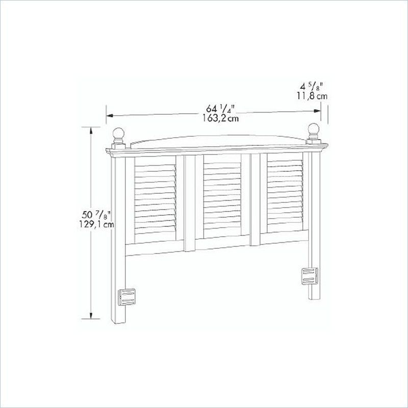   2967 an arched panel solid wood finials and other decorative touches