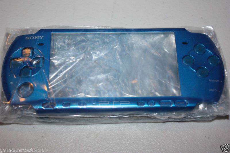 NEW SONY PSP 3001 REPLACEMENT PART FULL HOUSING BLUE  