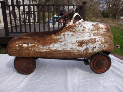 Vintage Pedal Car MURRAY Pressed Steel Old Toy Restoration Project 