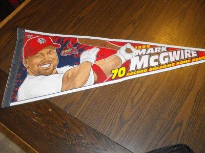 BASEBALL PENNANT MARK MCGWIRE,PENNANTS,1998  